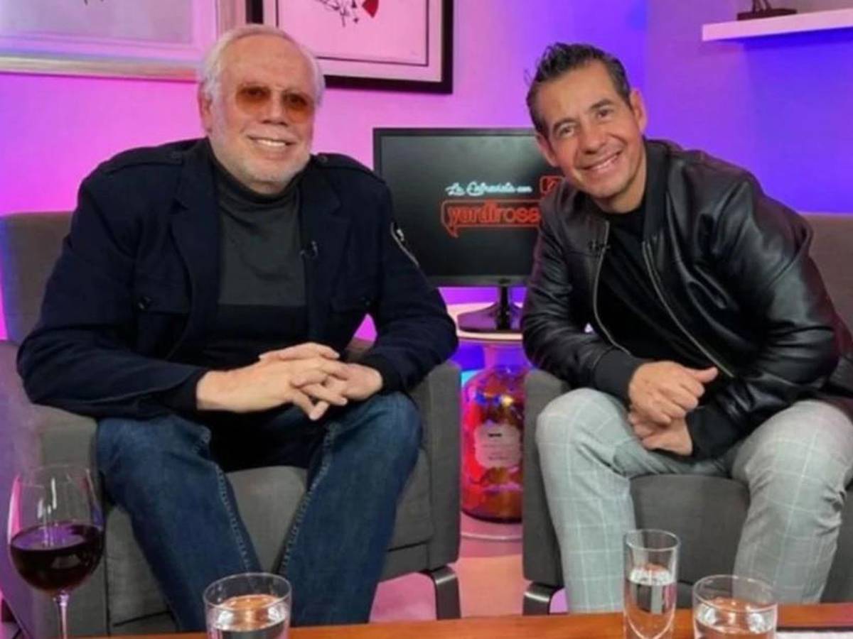 Yordi Rosado junto a Luis de Llano en una imagen de su pasada entrevista.