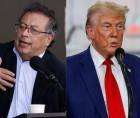 Gustavo Petro y Donald Trump en imagen de archivo.