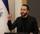 El presidente Nayib Bukele en una conferencia de prensaen El Salvador el 29 de enero de 2026.