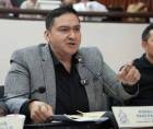 Ronald Panchamé, jefe de bancada del partido Libertad y Refundación (Libre).