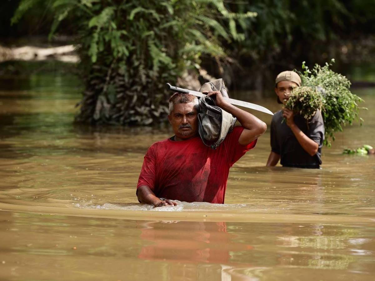 Suman más de 67,000 afectados, 9,043 de ellos en albergues, por lluvias en Honduras