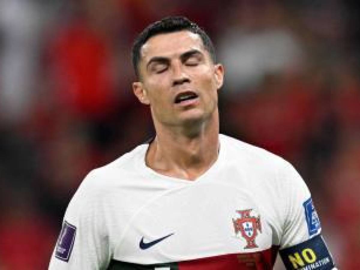 Cristiano Ronaldo solo anotó un gol durante el Mundial de Qatar y quedó eliminado con Portugal en los cuartos de final.