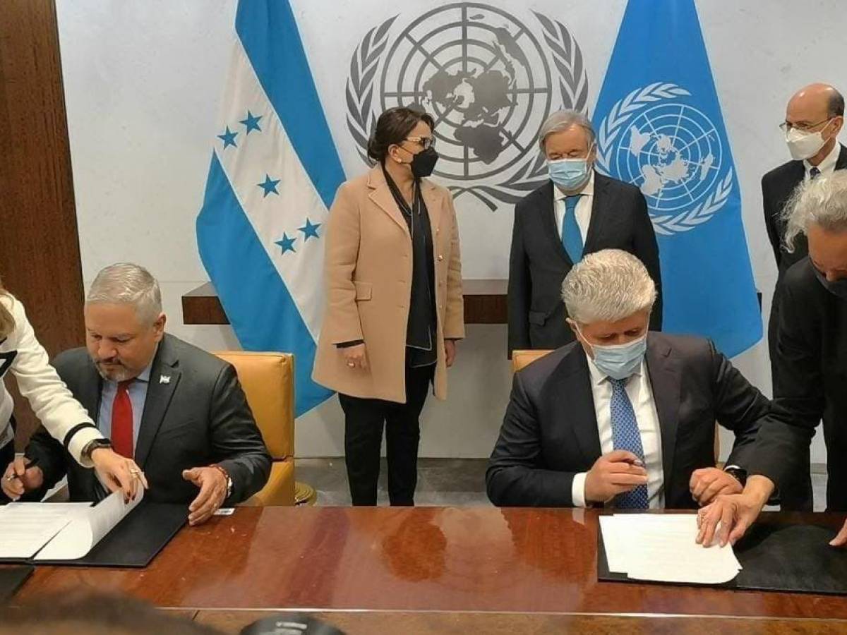 Honduras y la ONU firman el memorándum de la Cicih