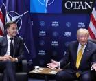 El secretario general de la OTAN, Mark Rutte, junto al presidente deEE.UU, Donald Trump. EFE/EPA/FILIP SINGER / POOL