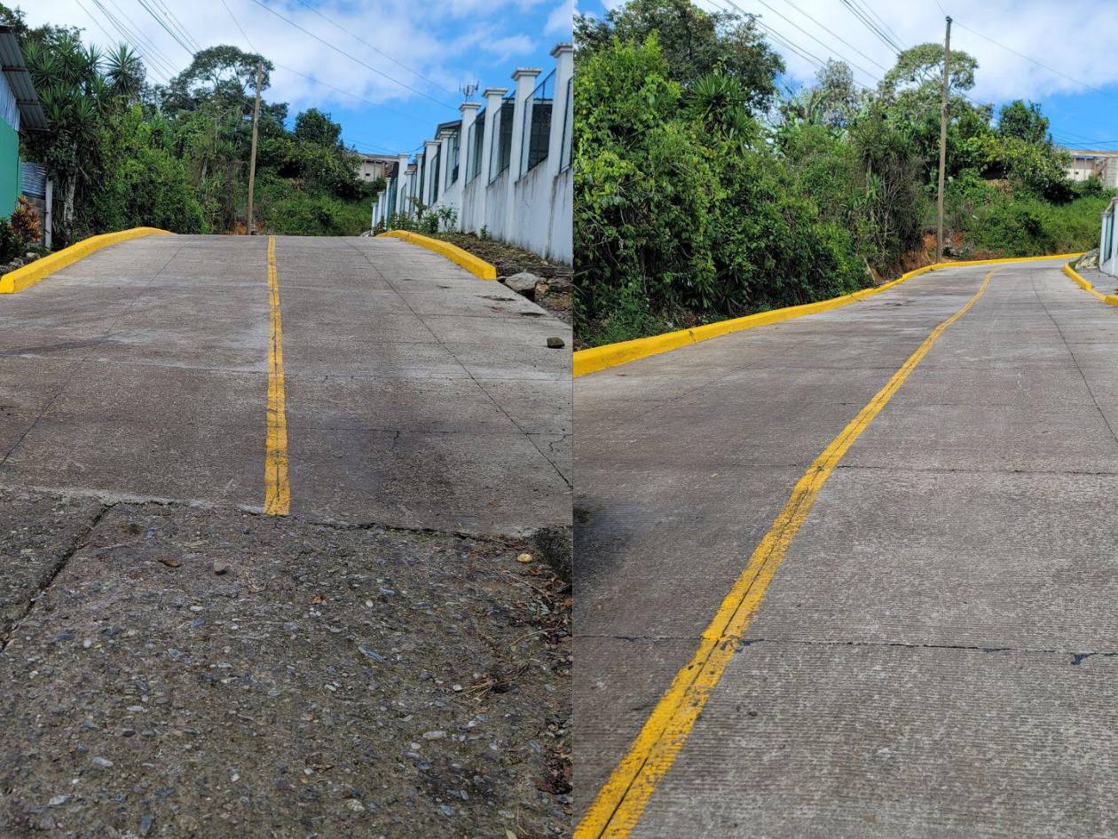 La obra en el casco urbano de San Jerónimo inició durante los primeros meses de este año, aunque aún no se tiene claridad sobre quién la ejecutó.