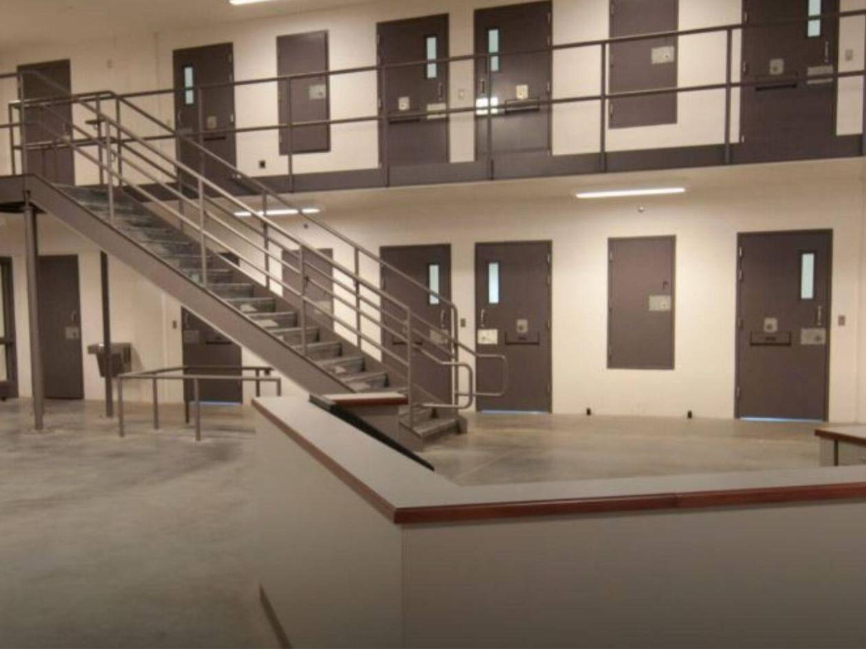 Una visión del interior de la cárcel de mujeres donde la hondureña permaneció casi tres años.