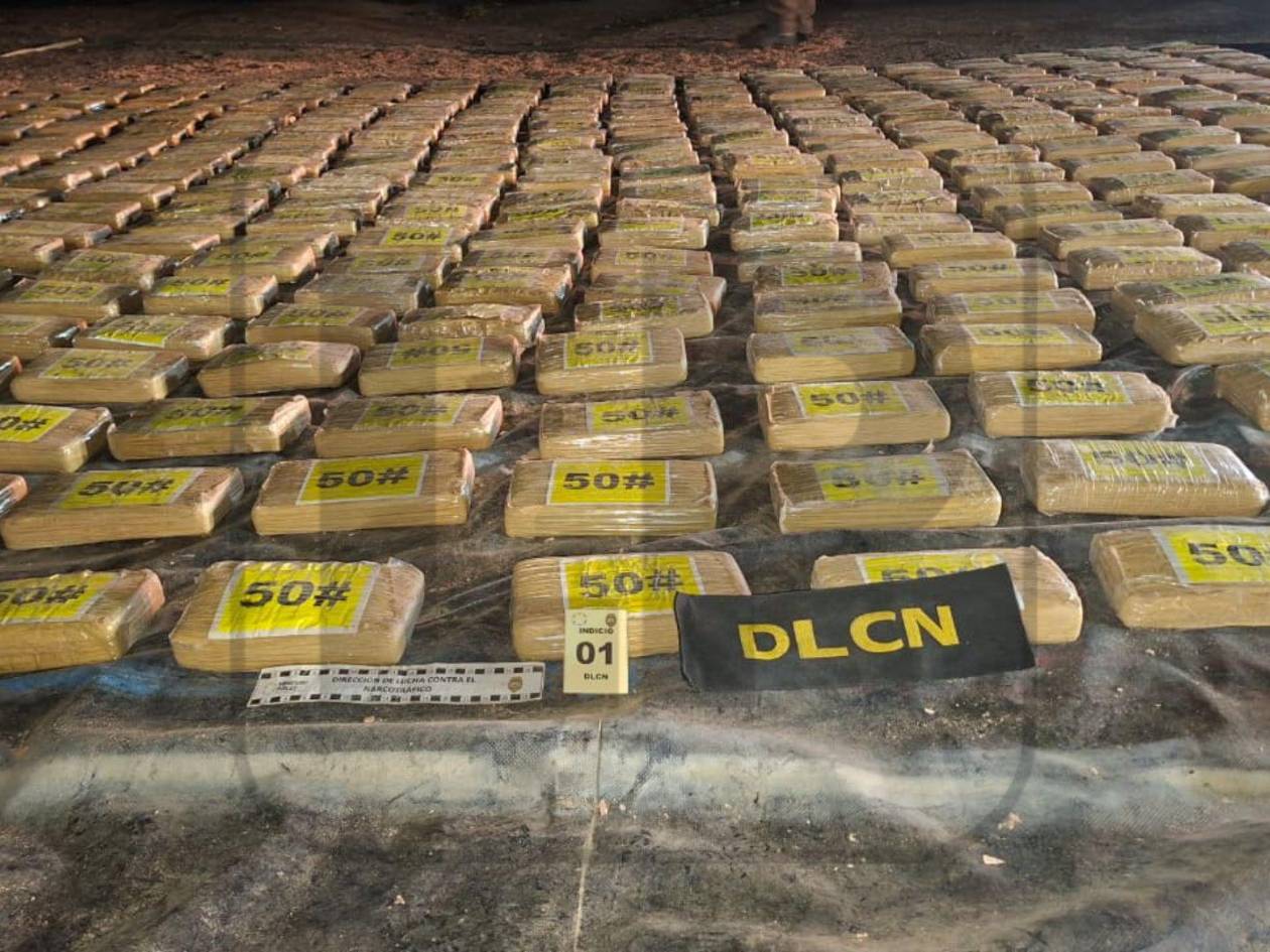 Debido a que las pruebas toxicológicas en Medicina Forense dieron negativo por cocaína, la persona que conducía el vehículo que transportaba los paquetes recibió su libertad.