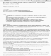 Standard y Poor’s baja la calificación soberana de Honduras