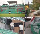 El Club Deportivo Marathón pule su estadio para disputar la Gran Final que sostendrá ante Olimpia.