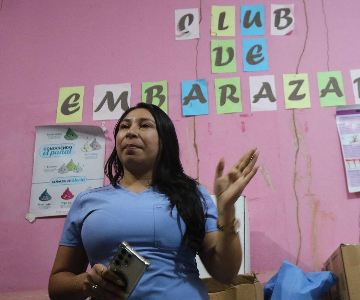 Delmis Redondo trabaja como enfermera en la Clínica Materno Infantil de Las Lajas, Comayagua. En diálogo con LA PRENSA Premium contó que atienden en promedio 10 partos al mes.