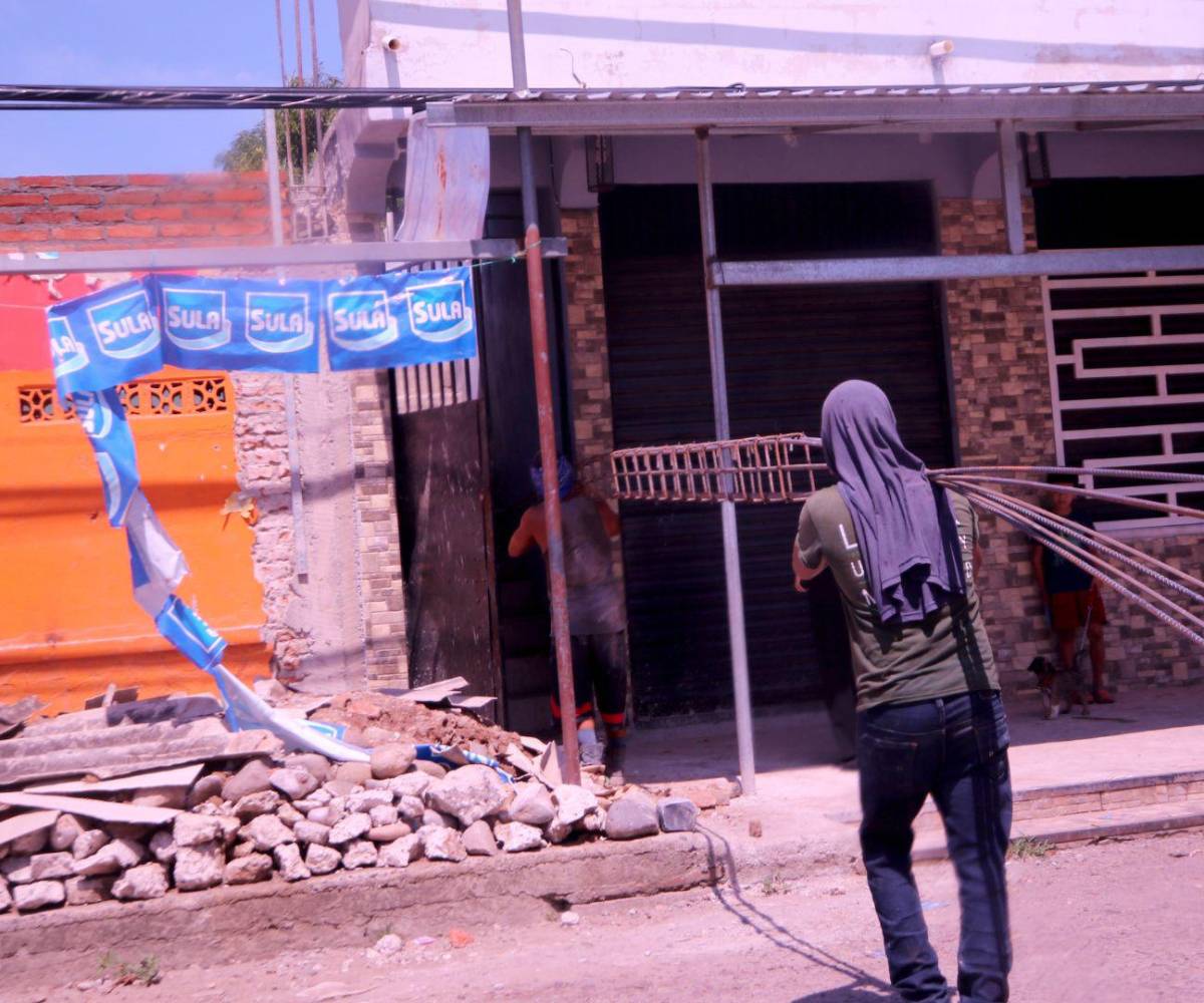 Estas son las oficinas donde funcionaba Koriun Inversiones en Choluteca.