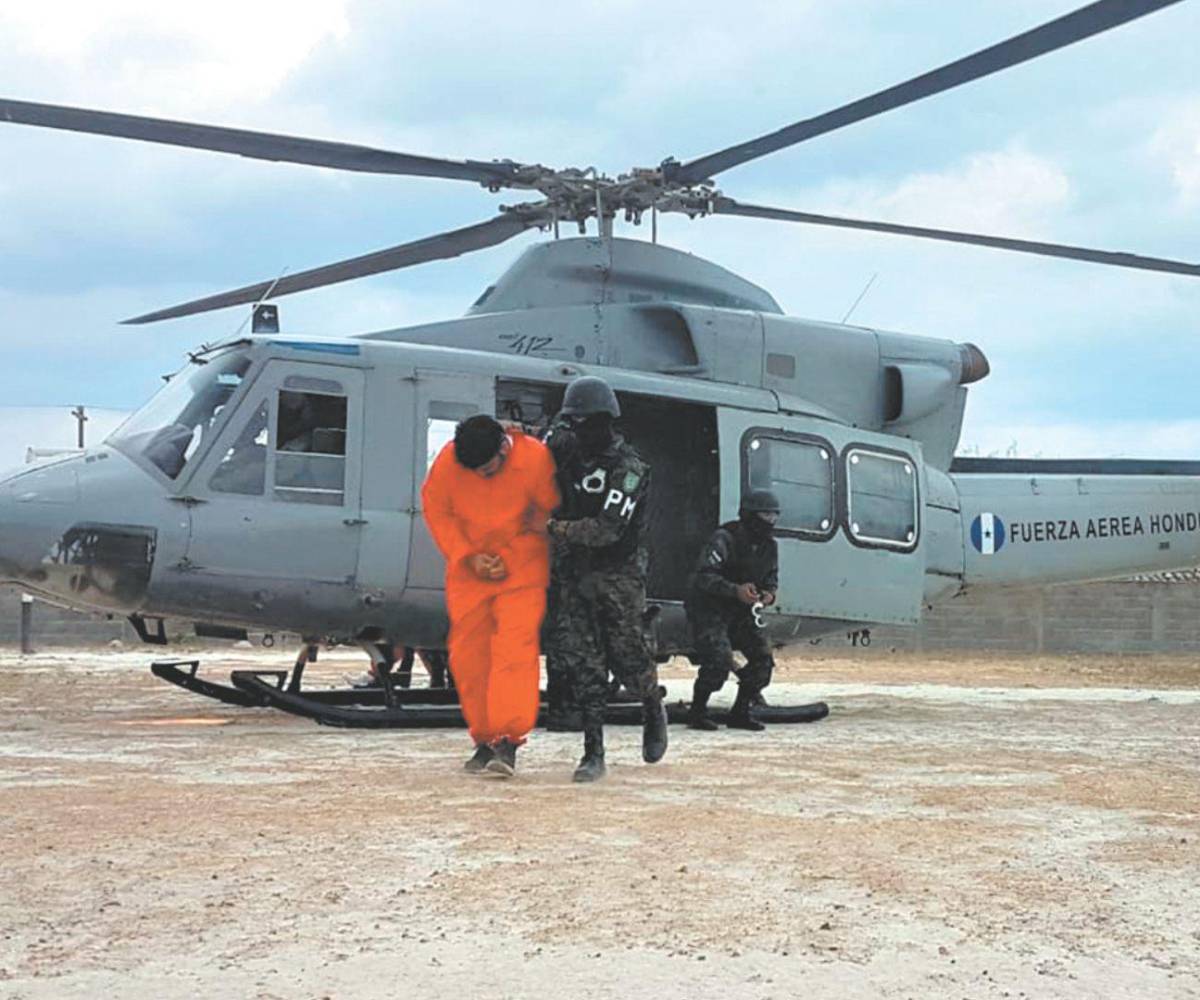 Un reo de alta peligrosidad siendo ingresado a las instalaciones de El Pozo, en Ilama, Santa Bárbara.