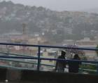Un día lluvioso en Tegucigalpa, capital de Honduras.