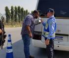 Agentes de Vialidad y Transporte practican pruebas de alcoholemia en las carreteras de Copán.