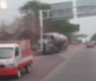 Video del momento en que rastra se estrella en San Pedro Sula