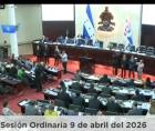 Sesión del Congreso Nacional de Honduras.