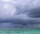 Una tormenta marina en el océano Pacífico. Fotografía utilizada con fines referenciales.