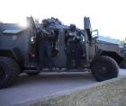 Los vehículos de la Policía Black Mamba Sandcat son para combatir el narcotráfico y la delincuencia.