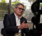 El expresidente de Honduras (2014-2022), Juan Orlando Hernández, habla en una entrevista con EFE en Estados Unidos.