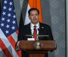 El secretario de Estado estadounidense, Marco Rubio, asiste a una rueda de prensa conjunta tras la reunión de ministros de Asuntos Exteriores del Quad en Nueva Delhi, India, el 26 de mayo de 2026.