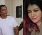 Edwin Alexander Hernández, acusado del feminidio agravado de su esposa, Vianka Ninoska García López, a su llegada a los juzgados de San Pedro Sula.