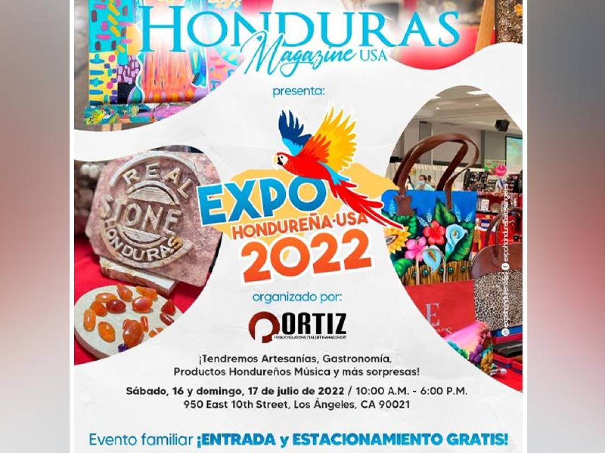 Hondureños disfrutarán de la “Expo Hondureña USA” en Los Ángeles, California