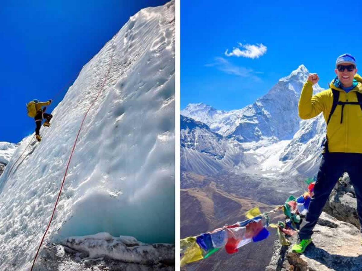 Ronald Quintero, el primer hondureño en escalar el Monte Everest