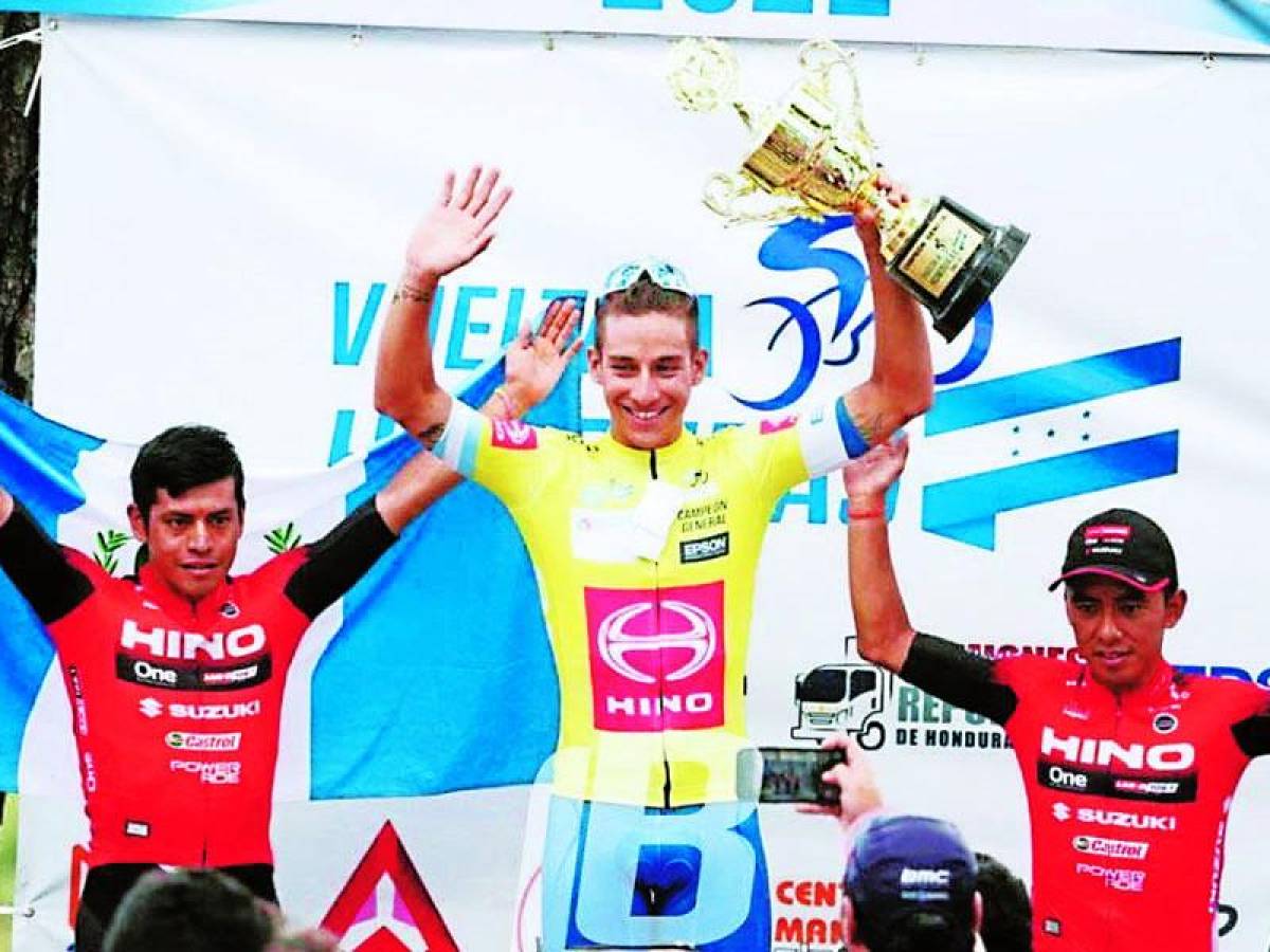 El ciclista hondureño Luis López, campeón de la Vuelta Honduras 2022 tras conquistar la quinta etapa