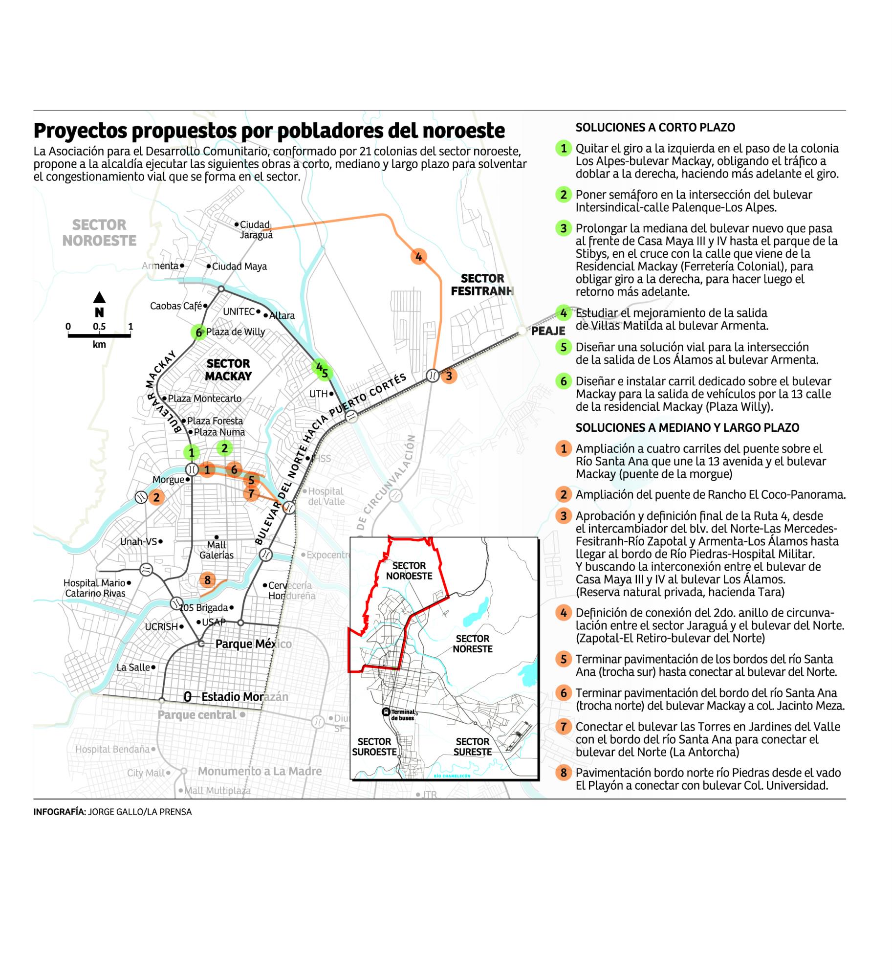 Pobladores del noroeste proponen 15 proyectos viales