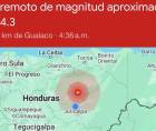 El epicentro del sismo fue a unos 11 kilómetros del municipio de Gualaco, Olancho.