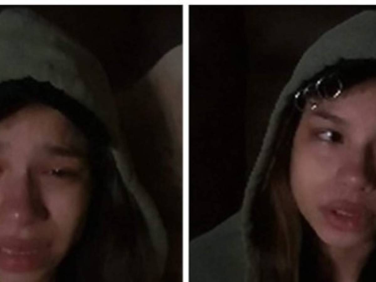 Angie Flores llora en un 'live' de Instagram y preocupa a sus fans
