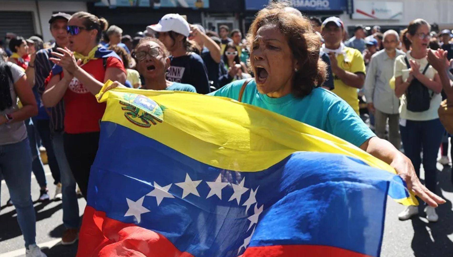 $!Euforia y emoción marcaron las marchas en rechazo al triunfo de Maduro en Venezuela.