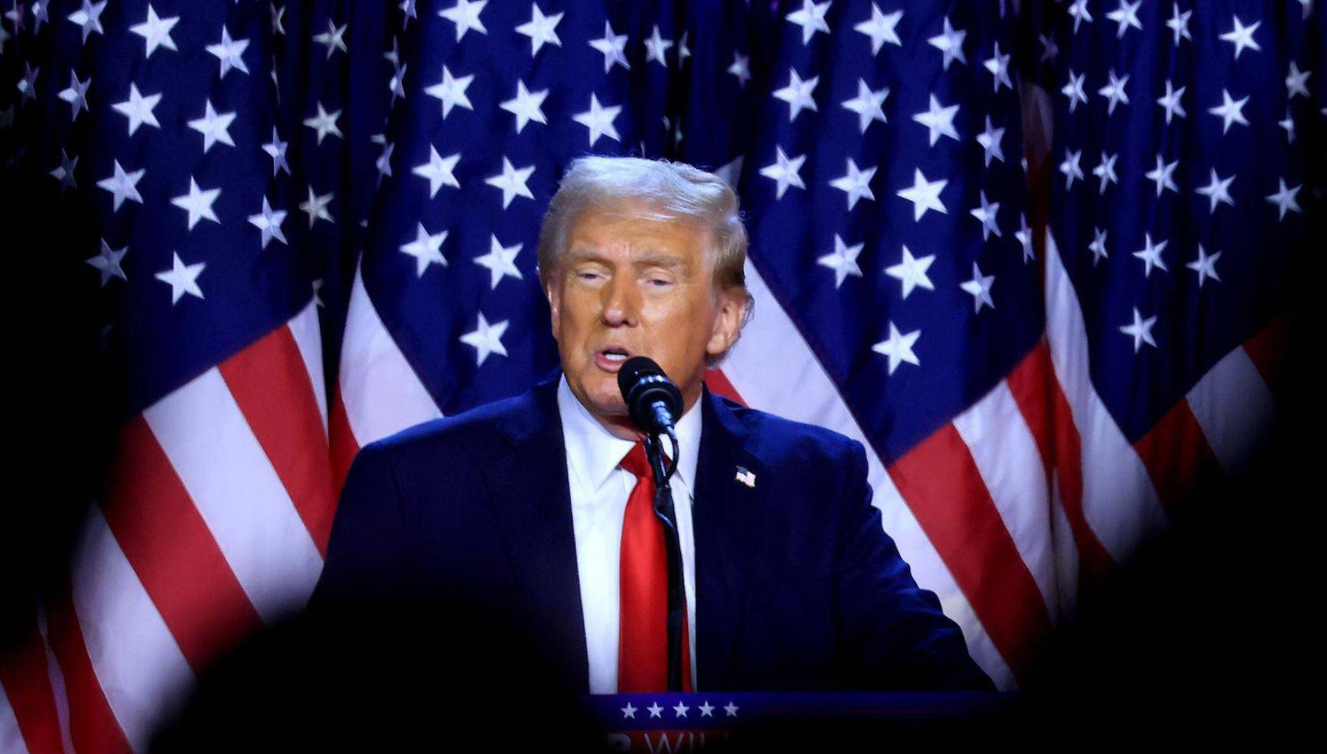 $!Donald Trump durante su discurso tras ser proclamado presidente número 47 de Estados Unidos