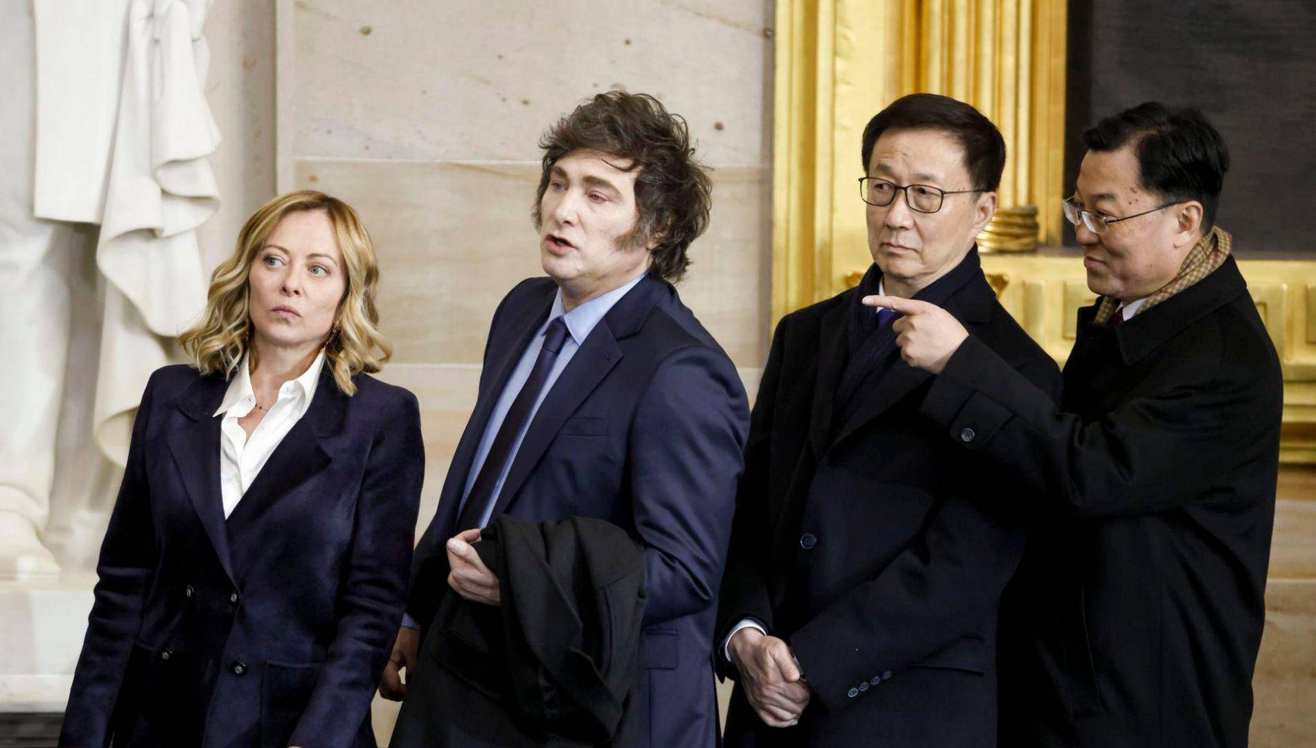 $!Altas personalidades como el presidente de Argentina, Javier Milei, y el vicepresidente de China, Han Zheng, asistieron a la toma de posesión de Trump.