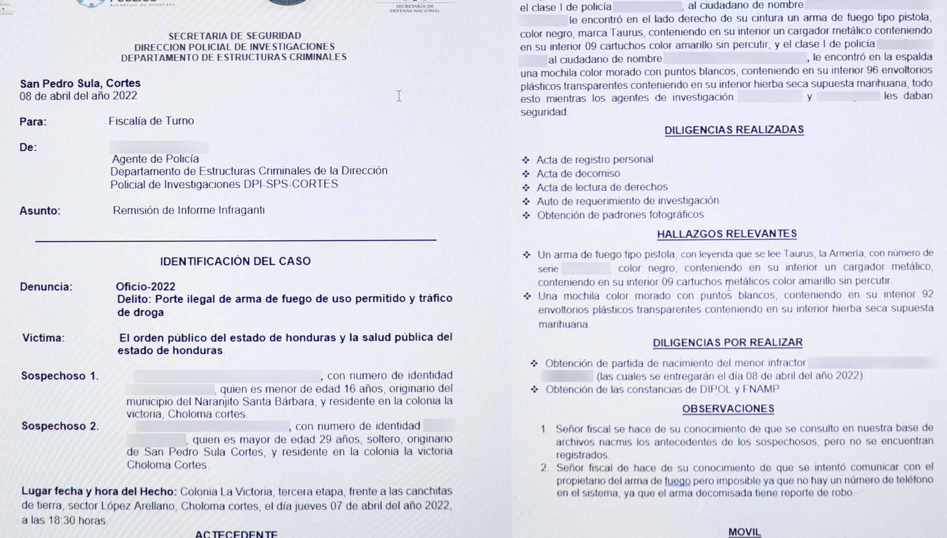 $!LA PRENSA Premium tuvo acceso a un legajo digital de expedientes de acusados y procesados por el delito de tráfico de drogas en el país.