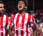 Choco Lozano se estrena como goleador del Almería en la Liga de España