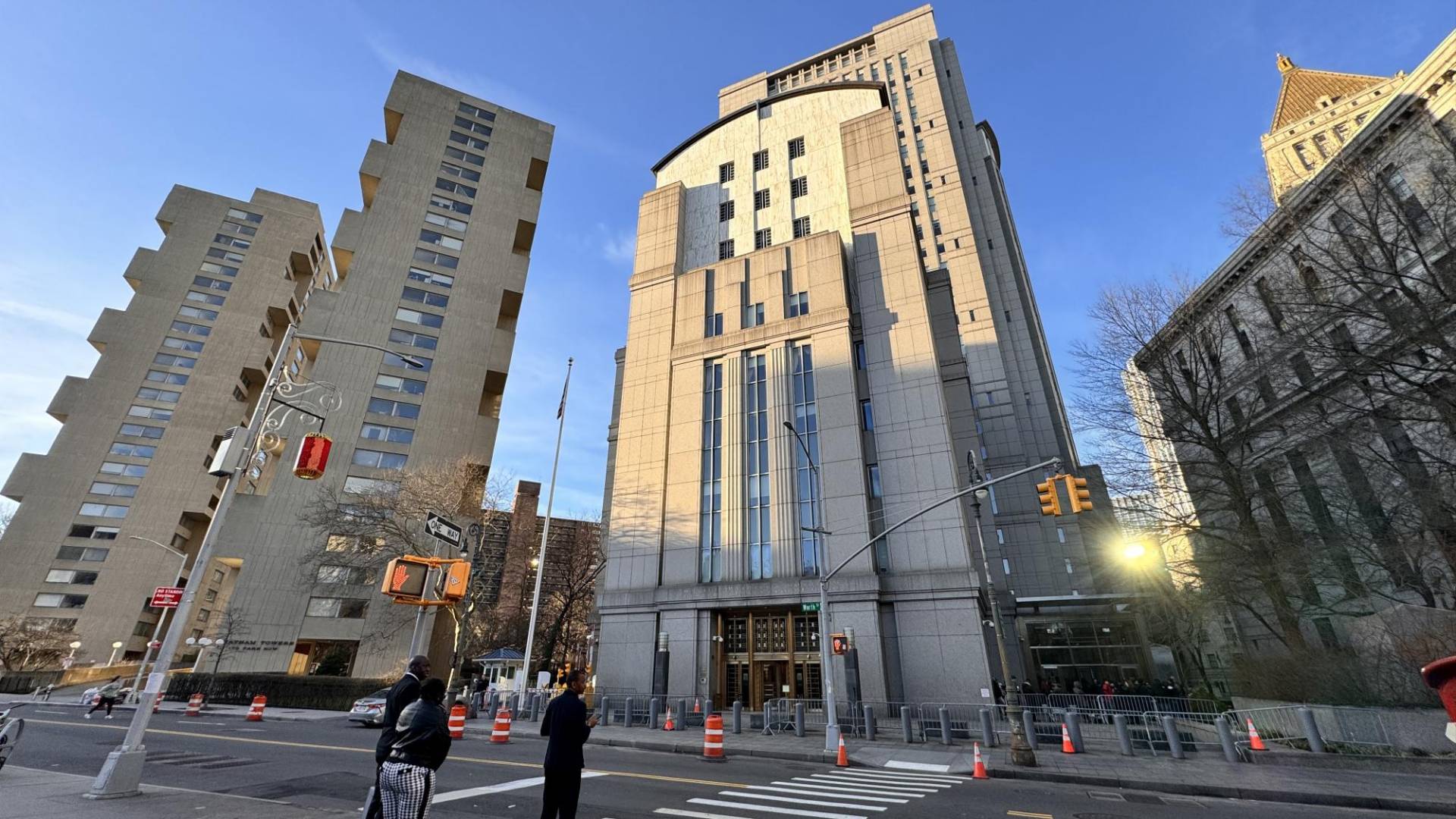 $!La Corte del Distrito Sur de Nueva York durante la mañana de este viernes.