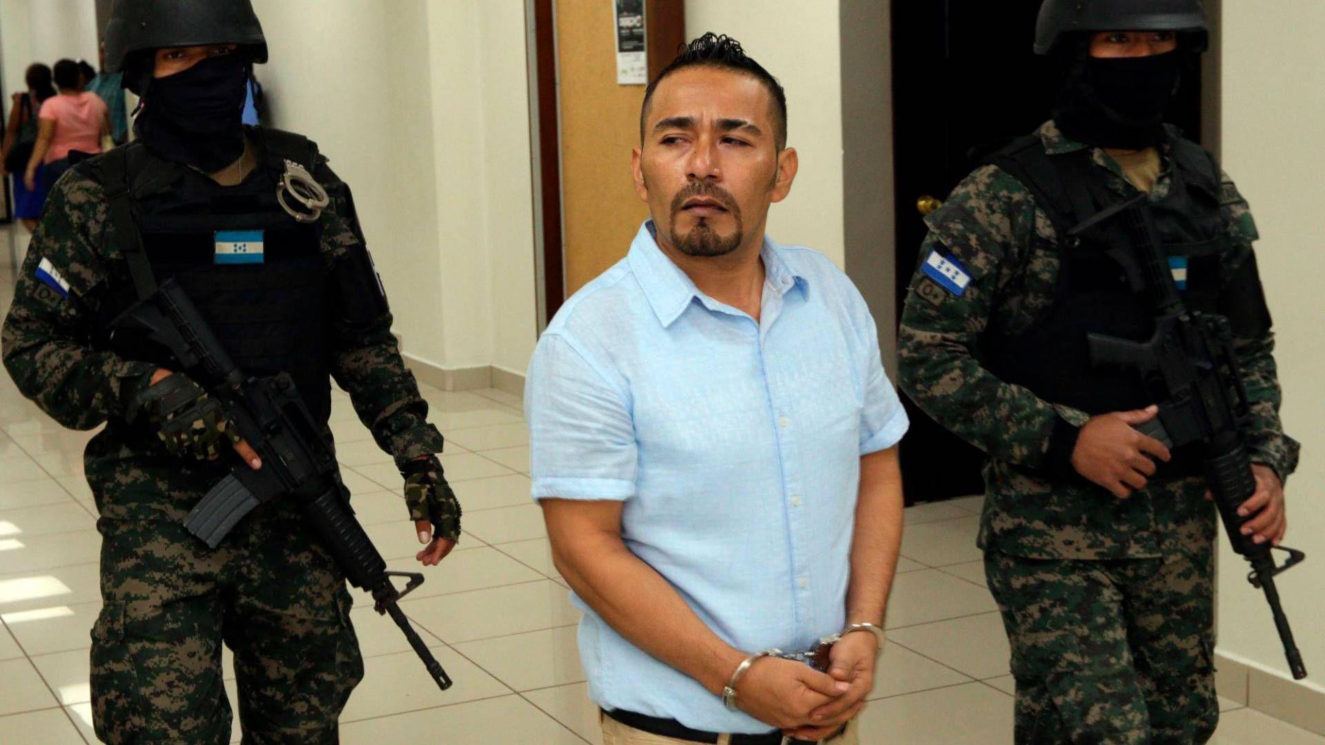 $!Alias “El Porky” durante una audiencia hace algunos años en Honduras.