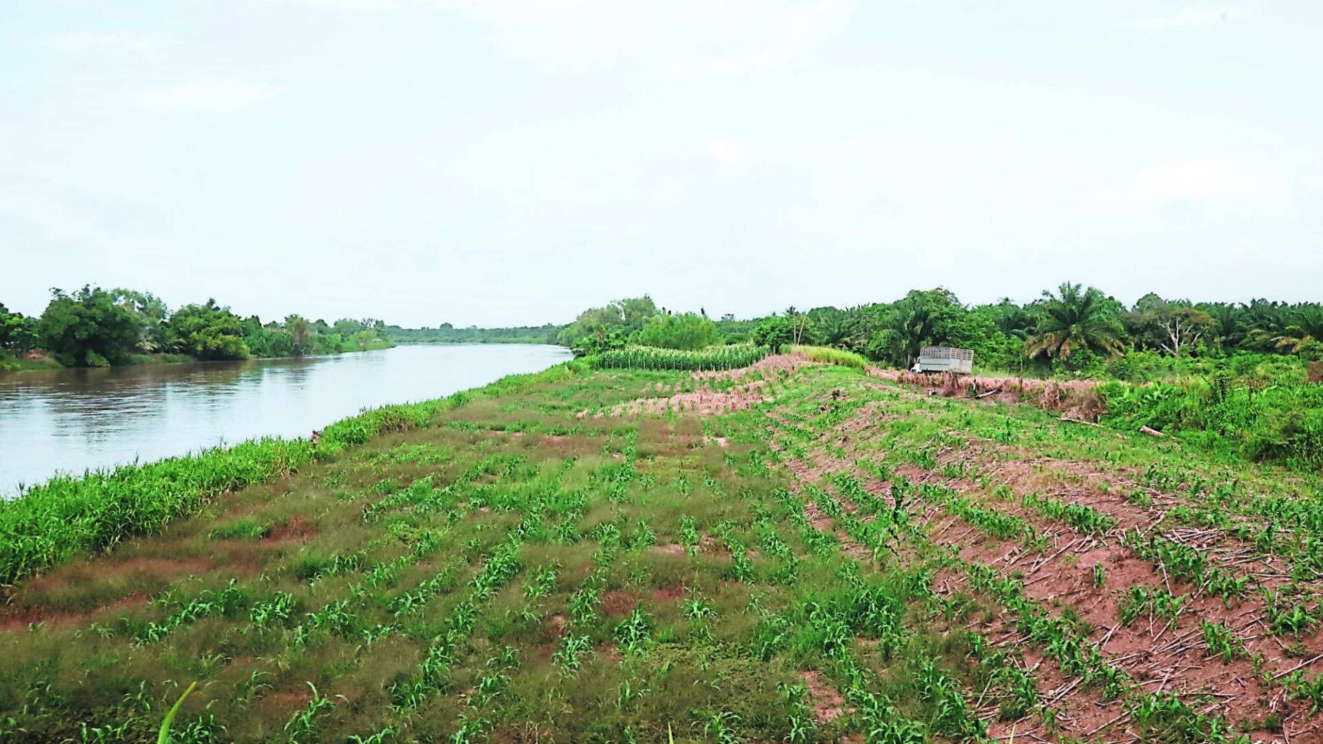 $!Aldea La Fragua, en riesgo de inundaciones.