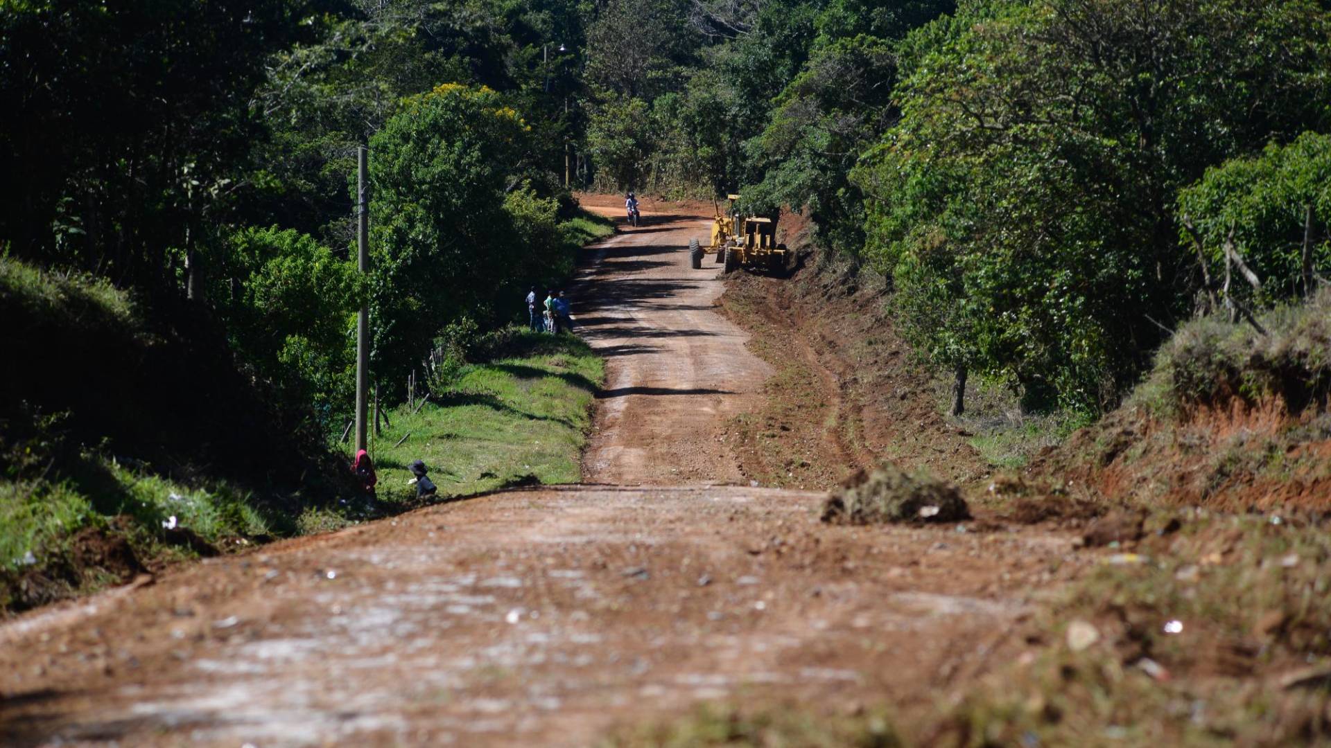 $!Carretera en el sur de Lempira en el tramo de la aldea Congolón (Gualcinse).