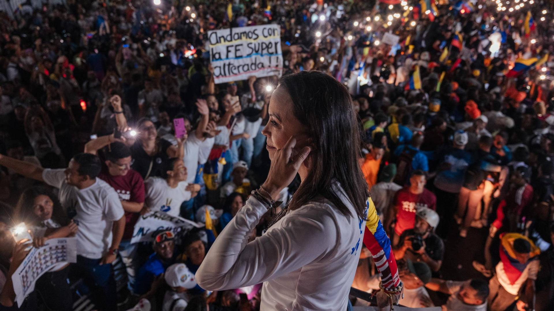 $!María Corina Machado ha estado oculta desde que ayudó galvanizar el apoyo detrás del rival del Presidente Nicolás Maduro.