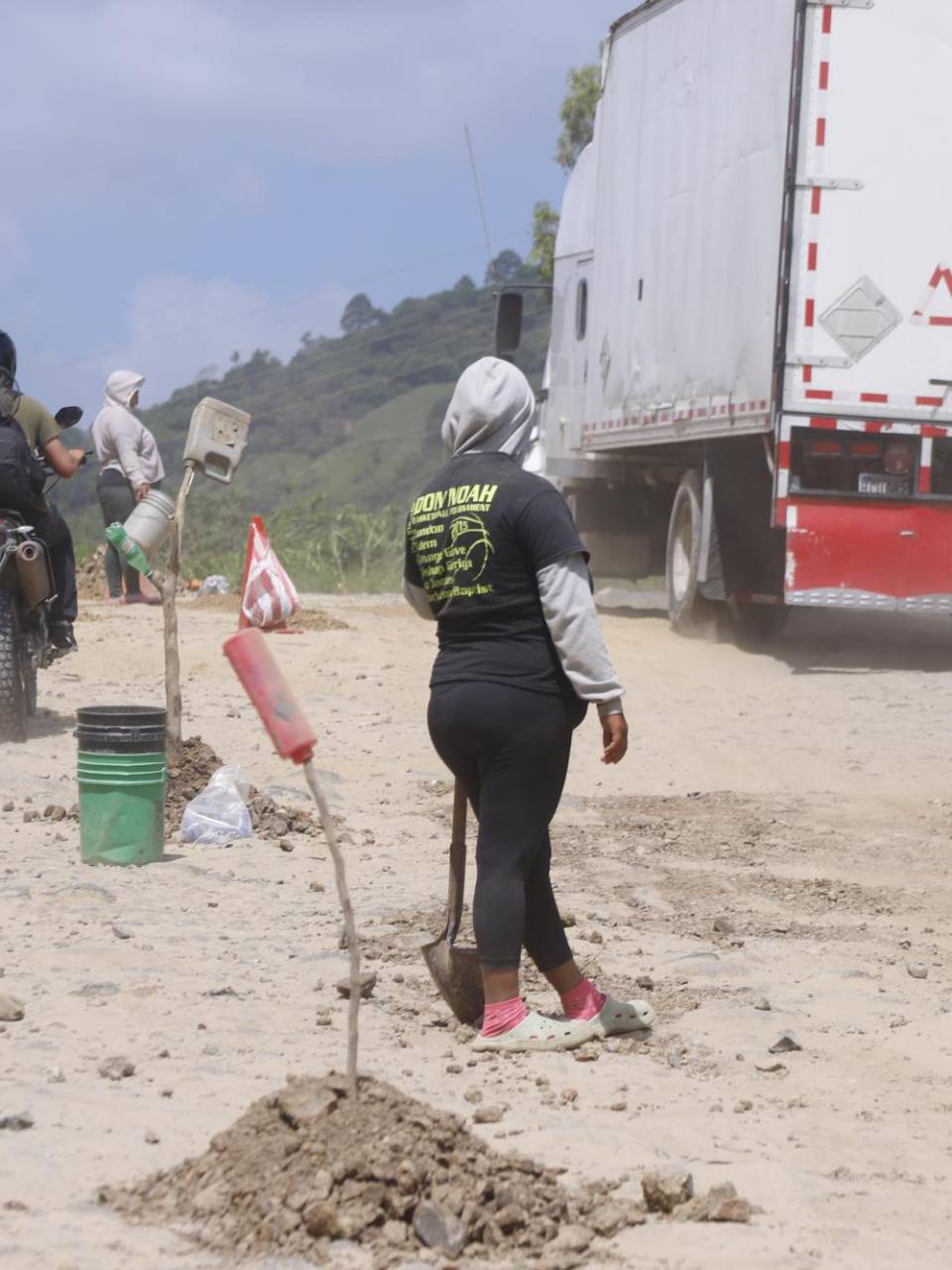 Estado de la falla El Metal, en Cucuyagua, Copán.