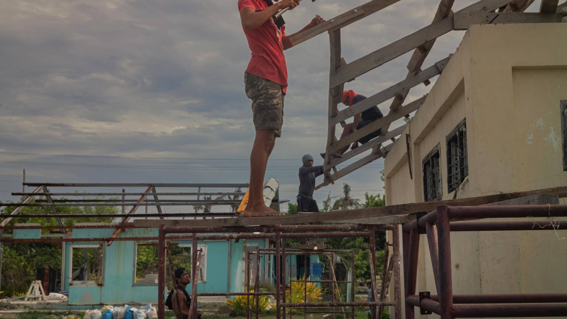 $!La construcción en la isla de Thitu ha crecido a medida que más personas eligen vivir allí.