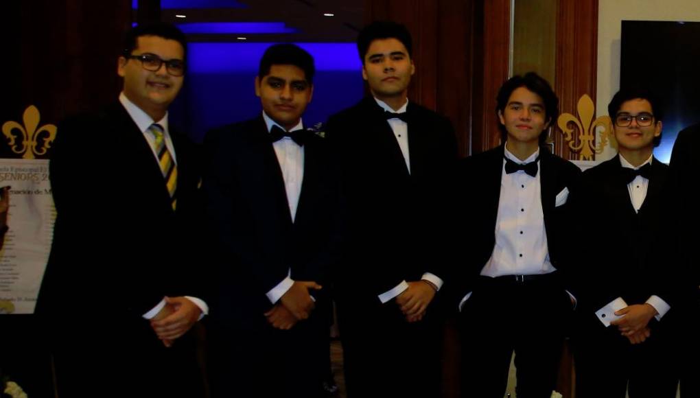 Guido Fajardo, Henry Andino, Agustín Aguilar, Aldo Escoto y Gabriel Fajardo