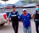 <b><span class=mln_uppercase_mln>Imputado.</span></b> El agricultor Juan Amaya Ayala fue capturado en la aldea El Aguacate del municipio de San Antonio de Cortés.