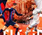 Robert Lewandowski y Karim Benzema comandarán la zona ofensiva del Barcelona y Real Madrid respectivamente.