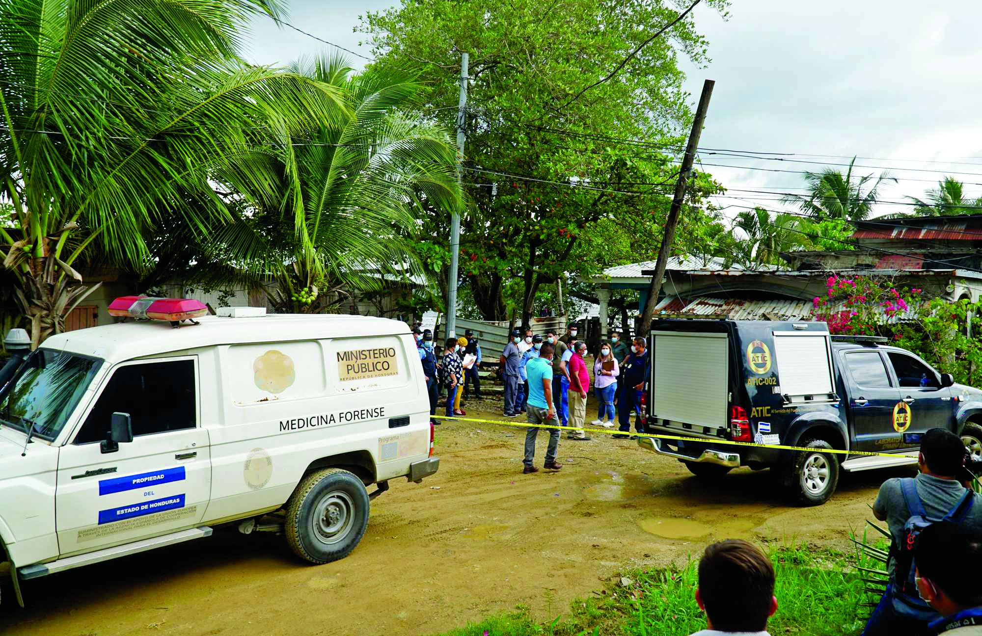 La muerte del fiscal Virgilio Carías y su esposa fue en su casa en Puerto Cortés.