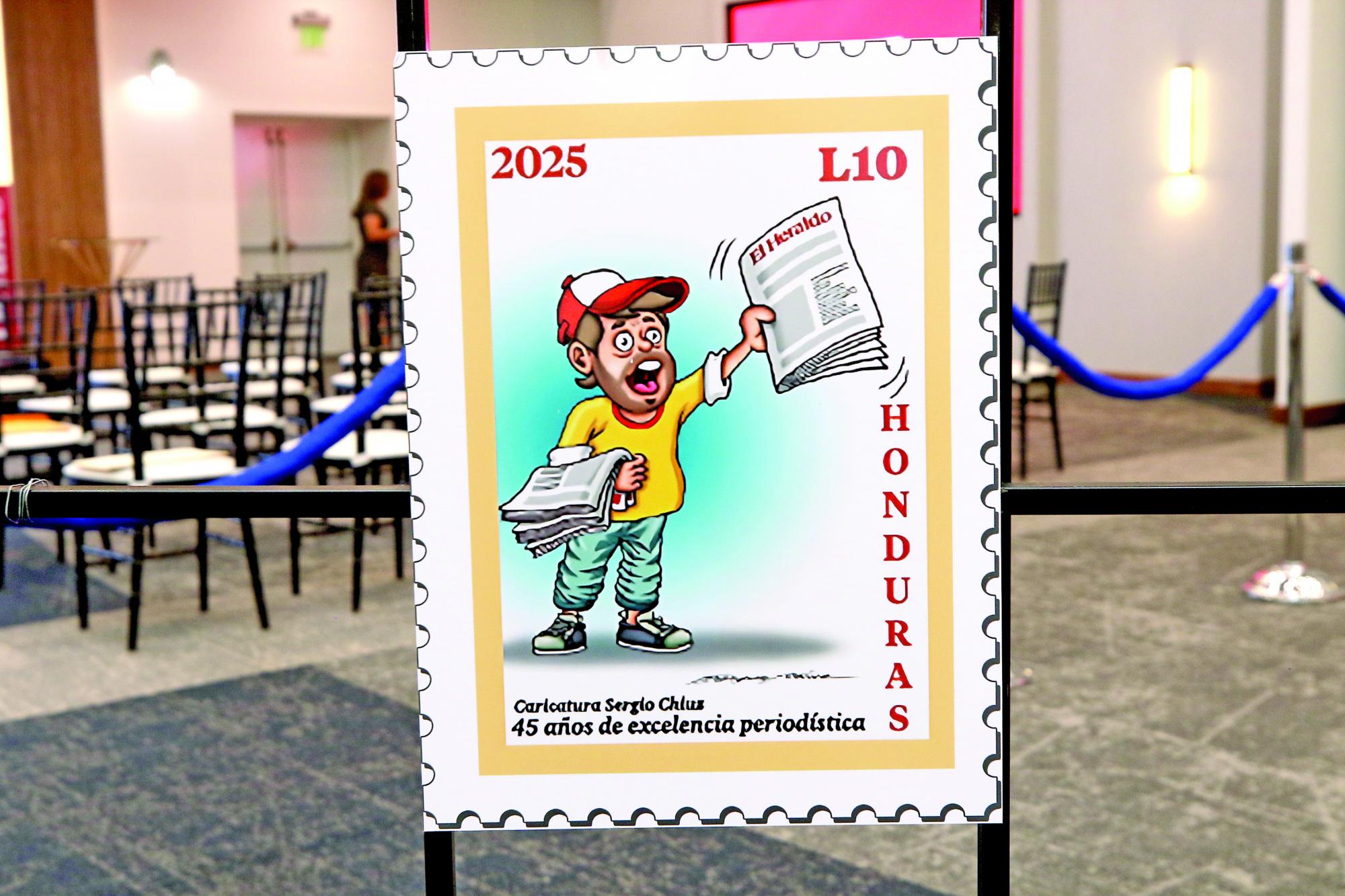 La imagen representativa del canillita también está presente en la colección.