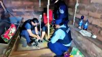 Agentes de la UNAS liberaron de su cautiverio a un comerciante que fue víctima de la organización criminal llamada Los Mochadedos.