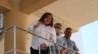 La exdiputada al Parlamento Centroamericano, Gladis Aurora López, reapareció este miércoles 15 de abril en las instalaciones del Congreso Nacional de Honduras, luego de varios meses alejada del hemiciclo tras el atentado con explosivo que sufrió a inicios de año.